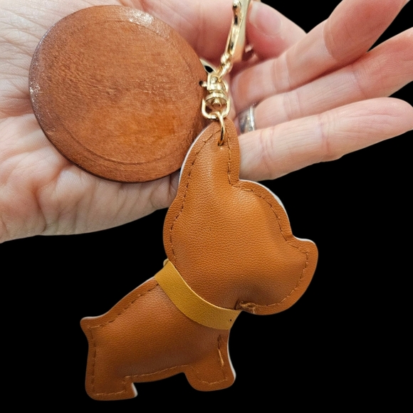NEW Dog + Charm Keychain/Bag Charm - Picture 2 of 7
